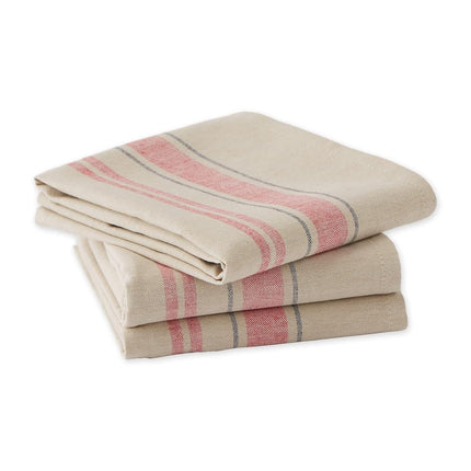 DII Kitchen Collection, Cotton, Red, Dishtowel Set