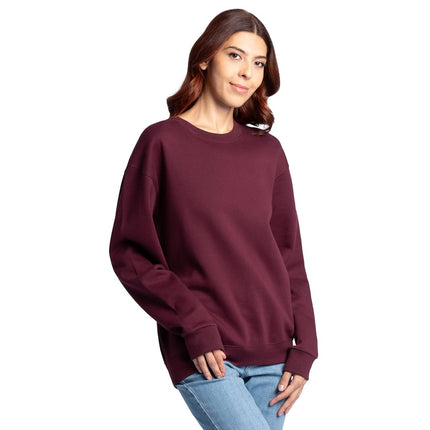 Fruit of the Loom Men's Eversoft Fleece Crewneck Sweatshirts, Moisture Wicking & Breathable, Sizes S-4x Shirt, Maroon, XL