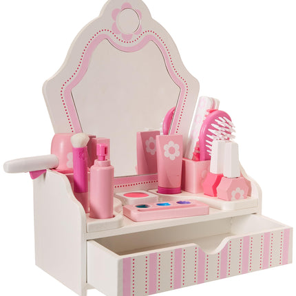 Melissa & Doug Wooden Beauty Salon Play Set