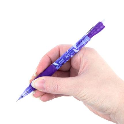 Pentel Icy Automatic Pencil, 0.5mm, Violet Barrel, Box of 12 (AL25TV) (Appearance may vary)