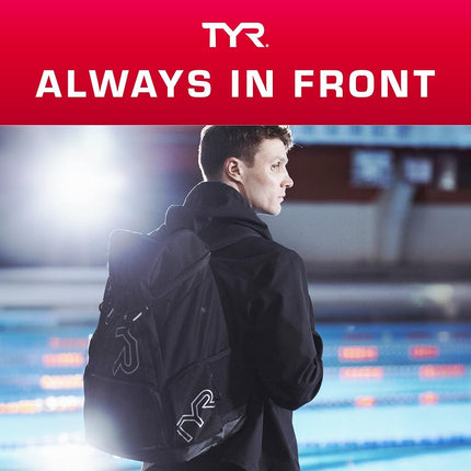 TYR Alliance Backpack, 45L Capacity, Wet and Dry Compartments