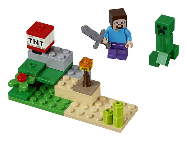 Lego Minecraft Steve and Creeper Polybag Set 30393 (Bagged) Toy