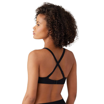 Wacoal Womens Body by 2.0 Unlined Seamless Convertible Underwire Bra, Black, 32C