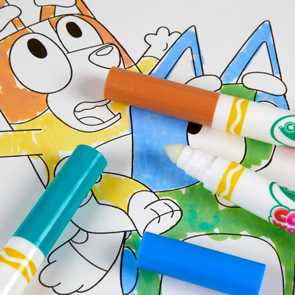 CRAYOLA Bluey Colour Wonder Colouring Set, 18 Colouring Pages, Mess Free Colouring for Toddlers, Toys & Gifts for Kids