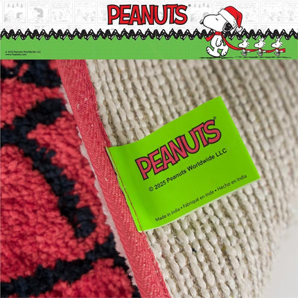 Coleccionables Peanuts Snoopy Puffer Coat Alfombra de Baño Antideslizante de Felpa de Punto de Poliéster para Festividades y Navidad, 17x24, (Producto con Licencia Oficial) de Franco