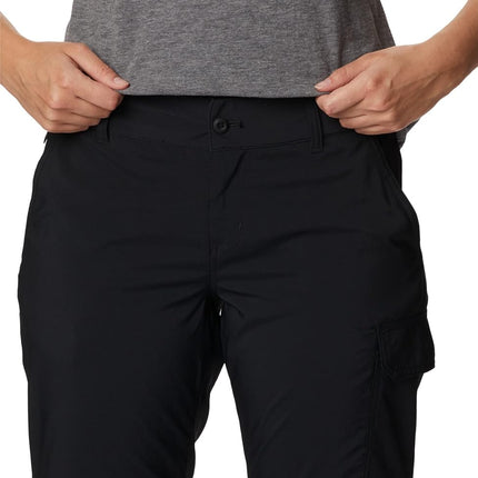 Columbia Women's Silver Ridge Utility Convertible Pant Hiking Convertible Trousers, Black, Size 8/R