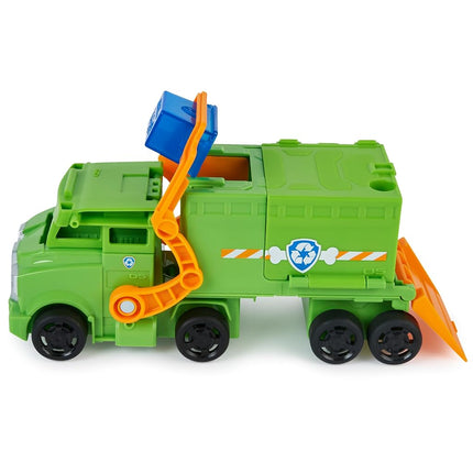 Paw Patrol Transformable Rocky Car - Big Truck with 1 Rocky Figure and 1 Mini Rescue Car - 6065318 - Toys for Children 3 Years+