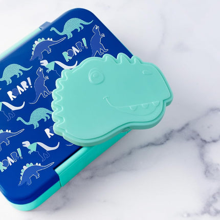 Simple Modern Character Shaped Ice Pack for Lunch Box | Slim, Reusable, Freezer Safe Icepack for Kids Bento Box, Lunch Bags, or Lunchbox | 4 Pack | Dinosaur