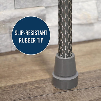 Canne de marche de luxe gravée Switch Stick Graphite – Pliable et réglable