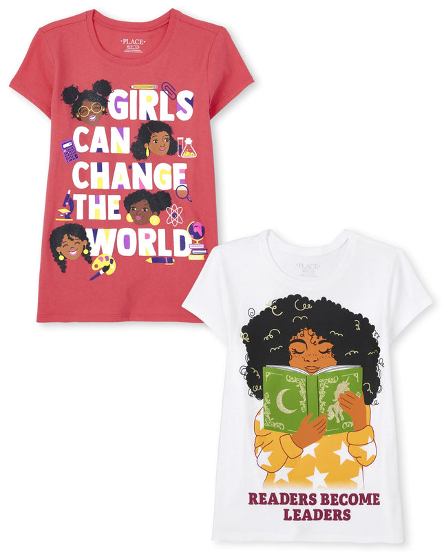 The Children's Place Girls' Short Sleeve Graphic T