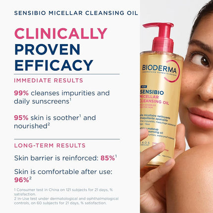 BIODERMA Sensibio Micellar Cleansing Oil Soothing Makeup Remover 300ml