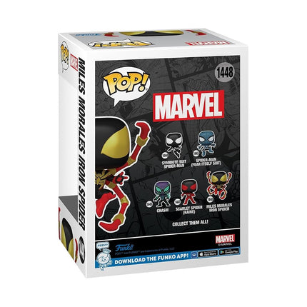 Funko POP! Marvel: Miles Morales Iron Spider - 1 in 6 Chance of Rare Chase