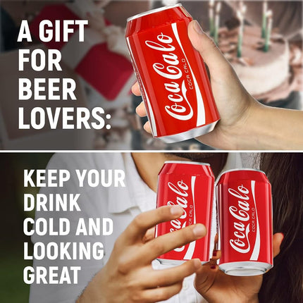BeerSkin Silicone Can Covers that Look Like Soda 12 oz (355 ml) - 10 Pk