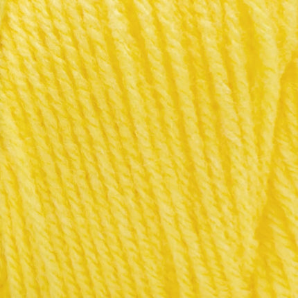 Red Heart Super Saver Yarn, Acrylic, Bright Yellow, 22.86 x 7.62 x 7.62 cm