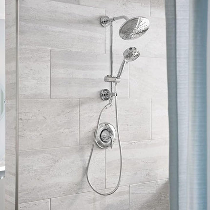 Moen 164927 Cabezal de ducha de mano de 4 funciones de repuesto, cromo