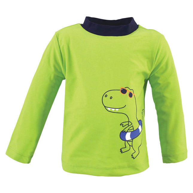 Hudson Baby Swim Rashguard Set, Swim Dinosaur, 3-6 Months
