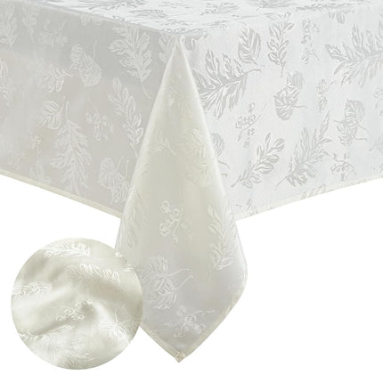 Elrene Home Fashions Elegant Woven Leaves Jacquard