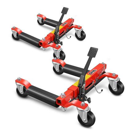 DNA MOTORING 2pcs Car Wheel Dolly Jack Set Hydraul