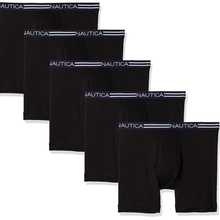 Nautica Men's Classic Cotton Boxer Brief Multipack