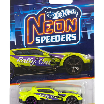 Hot Wheels Neon Speeders 1:64 Diecast (Rally CAT 7