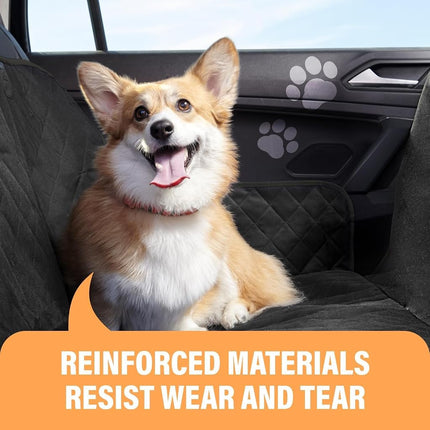Active Pets Hammock Dog Back Seat Cover, Waterproof, Scratchproof, Nonslip Car/Truck/SUV Back Seat Protector