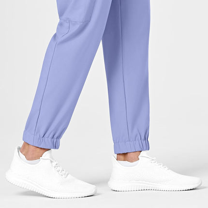 WonderWink Men's Cargo Jogger Pant, Ceil Blue, Medium