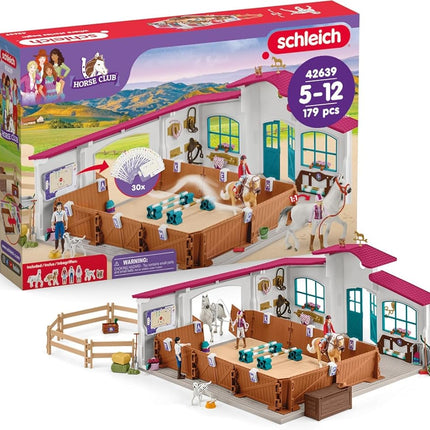 Schleich Horse Club – Riding Arena Peppertree Playset, Interactive Equestrian Toy for Kids Ages 3+