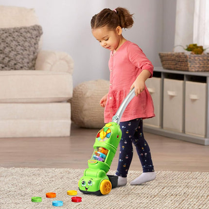 LeapFrog Green Pretend Play Vacuum Cleaner Toy for Kids, Ages 3-6, Unisex, Cleaning, Kids