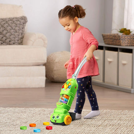 LeapFrog Green Pretend Play Vacuum Cleaner Toy for Kids, Ages 3-6, Unisex, Cleaning, Kids