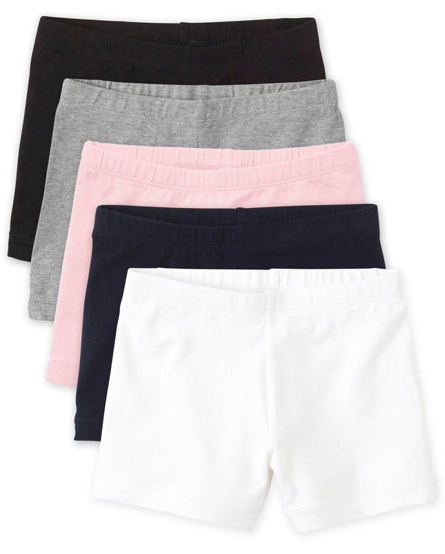 The Children's Place Girls' Cartwheel Shorts, Blac
