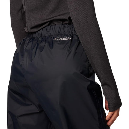 Columbia Womens Storm Surge II Waterproof Rain Pant, Black, 3X Short