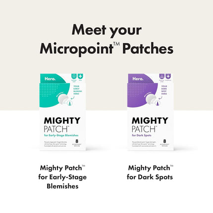 Mighty Patch Hero Cosmetics Micropoint Acne Pimple Patches, 8 Ct