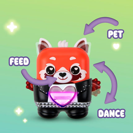 NANO-MALS Pamanda The Red Panda, Electronic Pet Panda Toy, 70+ Responses, Interactive Fidget Toys for Girls & Boys Ages 5+