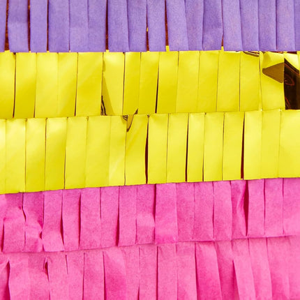 Rainbow Pinata Number 4 for Kid’s 4th Birthday Party, 30 x 42 x 7.6 cm
