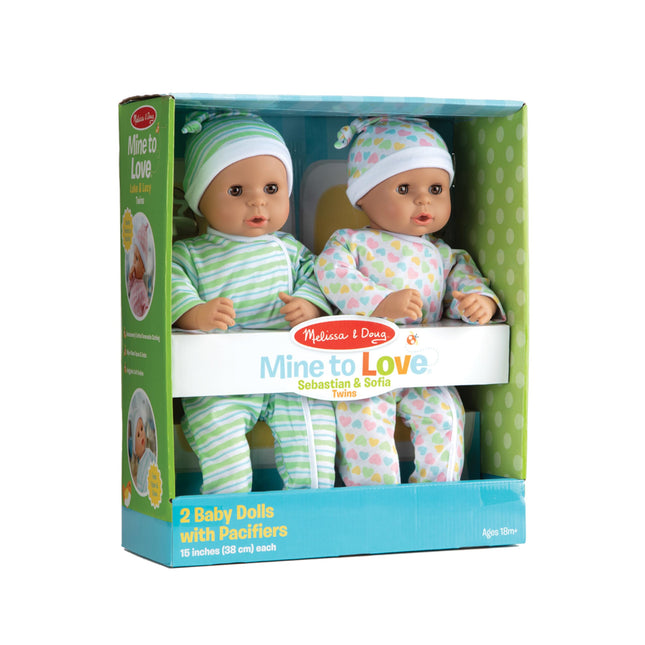 Melissa & Doug Mine to Love Twins Sebastian & Sofi