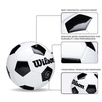 Balón de fútbol tradicional Wilson (3)
