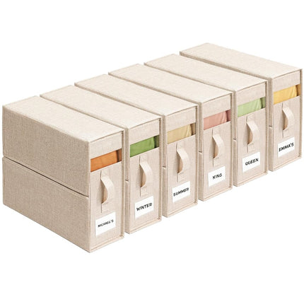 4 Pack Sheet Storage Organizer (King & Queen Size)