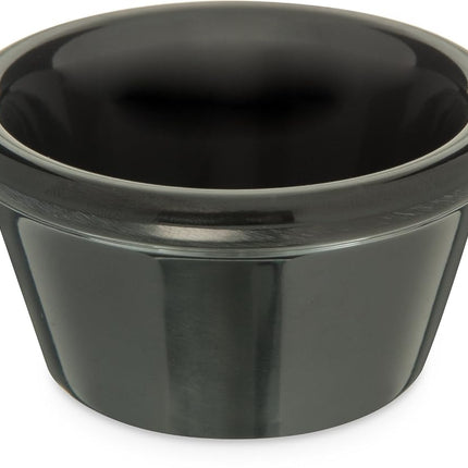 Carlisle FoodService Products Melamine Smooth Ramekin 2 Oz - Black - 72 Pack
