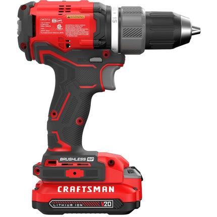 Kit de taladro/atornillador sin escobillas CRAFTSMAN RP+ (CMCD713C2)