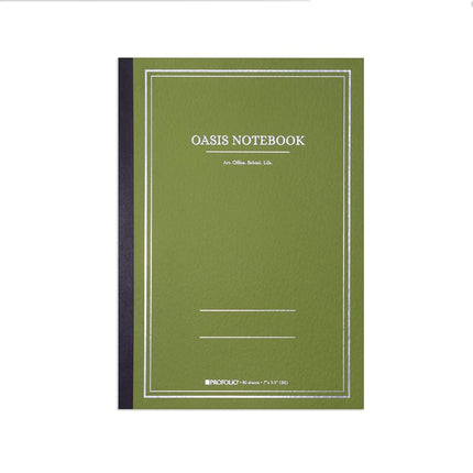 ITOYA Oasis Notebook (Avocado, B5 (7"x9.9") Large)