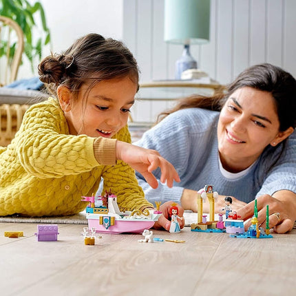 Lego Disney Ariel's Celebration Boat 43191; Creative Building Kit That Makes a Fun Gift for Children, 2021 (114 Pieces)
