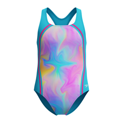 Speedo Girls Printed Sport Splice