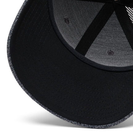 Columbia PFG Mesh Snap Back Ball Cap, Grill Heather/Black/Fish Flag, One Size
