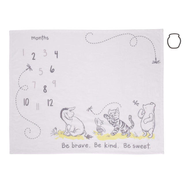 Disney Classic Winnie The Pooh, White, Grey and Li
