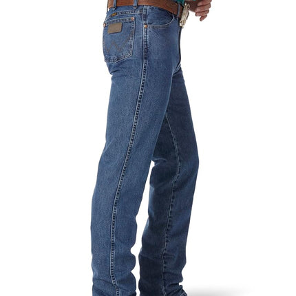 Wrangler Men's Cowboy Cut Slim Fit Jean Jeans, Stonewashed, 30W / 32L