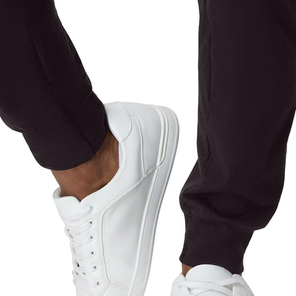 Hanes Originals Cotton Joggers, Jersey Sweatpants for Men with Pockets, 30" Inseam, Black, Small