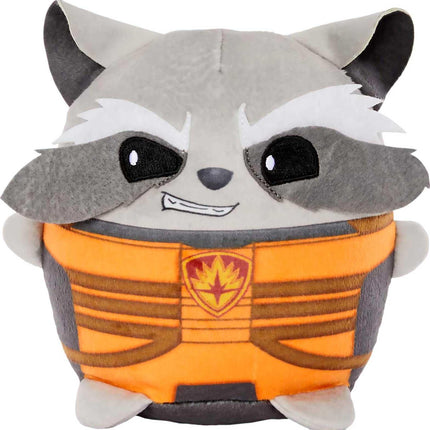 Mattel Marvel Cuutopia Set de 4 figuras de peluche, colección instantánea de juguetes de almohada suaves y redondeados de 5 pulgadas inspirados en los personajes favoritos de los fans
