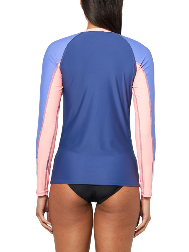 Haut de protection solaire Body Glove Standard Sleek à manches longues pour femme avec UPF 50, Coloris Blanc, Très Grand