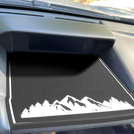 MOCHENT Dashboard Mats for Subaru Crosstrek Accessories 2023 2022 2021 2020 2019 2018 Subaru Forester 2019-2023 and Subaru Impreza 2018-2023 (White，Grow in Dark)