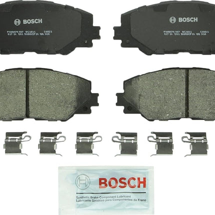 BOSCH BC1211 QuietCast Premium Ceramic Disc Brake Pad Set - Compatible with Select Pontiac Vibe; Scion iM, tC; Toyota Corolla iM, Matrix, Mirai, RAV4; FRONT